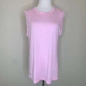 Wildfox Couture Pink Tank Sleeveless T Shirt Sz Small